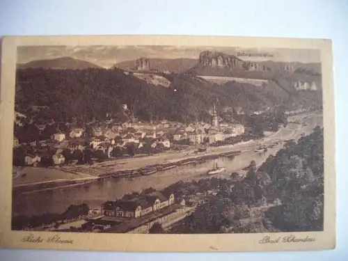 Alte AK  Bad Schandau Sächsische Schweiz [E151]