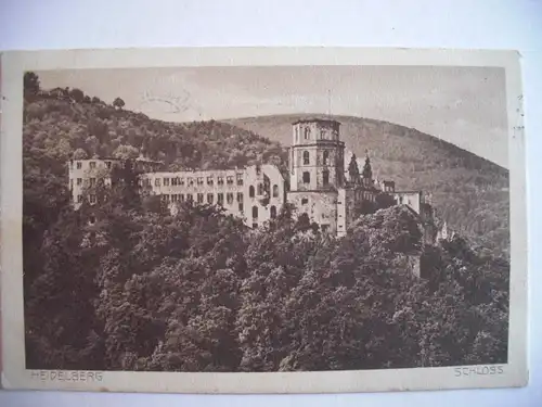 Alte AK Heidelberg Schloß 1912 [E657]