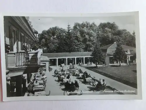 Alte AK Brambach Kurhotel Terrasse [C1114]