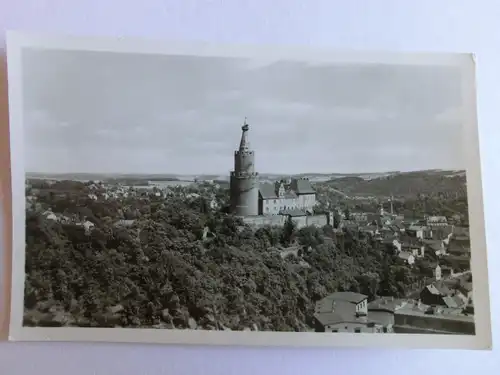 Alte AK Weida Thüringen Blick zur Osterburg [aJ427]