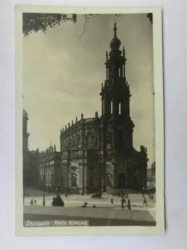 Alte AK Dresden Kath. Kirche [aO858]