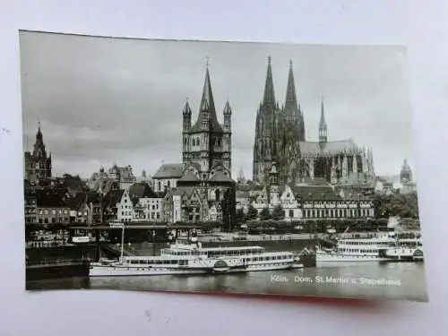 Alte AK Köln Dom St. Martin Stapelhaus  [aP516]