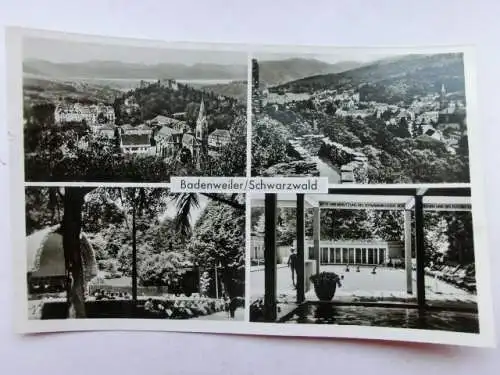 Alte AK Badenweiler Mehrbildkarte Schwarzwald [aP574]