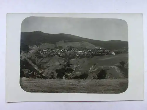 Alte AK Fotokarte Unbekannter Ort Mittelgebirge [aX1020]