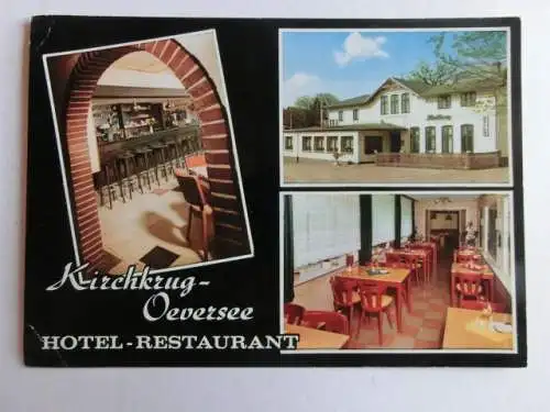 Alte AK Oeversee Hotel Kirchkrug Flensburg [aN539]
