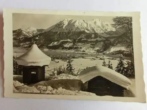 Alte AK Oberstdorf Blick v. Cafè Bergkristall [aL340]