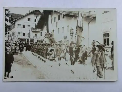 Alte AK Fotokarte Reutte Tirol Festumzug [aT862]