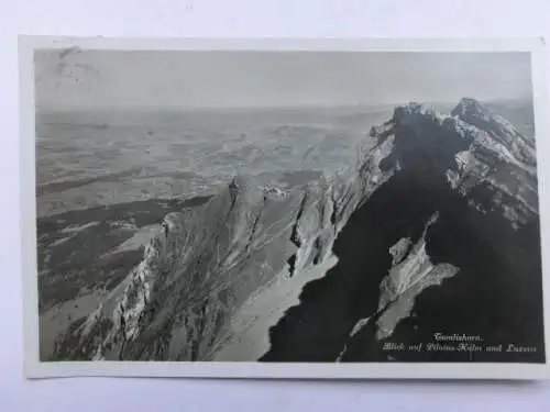 Alte AK Tomlishorn Blick a. Pilatus Kulm Luzern [aT875]