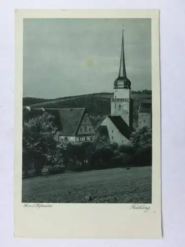 Alte AK Dorfkirche Th. u. O. Hofmeister Frühling [aT940]