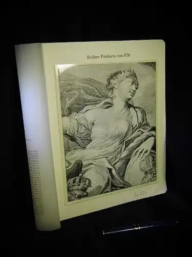 Wolffgang, Johann Georg: Berliner Postkurse von 1708 - Verzeichnis wie seiner Königlichen Majestät in Preussen etc. Posten in Dero Residentz-Stadt Berlin ein- und ablauffen...