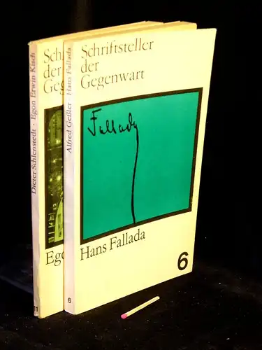 (Sammlung) Schriftsteller der Gegenwart Volk und Wissen Verlag (6 Bücher) - aus der Reihe: Schriftsteller der Gegenwart  - Band: 6 + 11 + 15 + 16 + 18 + 19. 