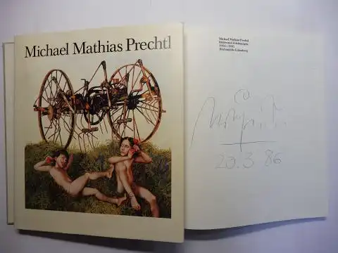 Buhl (Redaktion), Wolfgang und Michael Mathias Prechtl *: Michael Matthias Prechtl - Bilder und Zeichnungen 1956-1981. + AUTOGRAPH *. Mit Beiträge von Hermann Kesten, Wolfgang Koeppen, Herbert Rosendorfer u.a. 