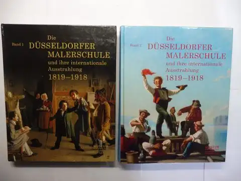 Baumgärtel, Bettina: DIE DÜSSELDORFER MALERSCHULE und ihre internationale Ausstrahlung 1819-1918. Band 1 Essays / Band 2 Katalog. Zwei (2) Bände. Mit Beiträge. 