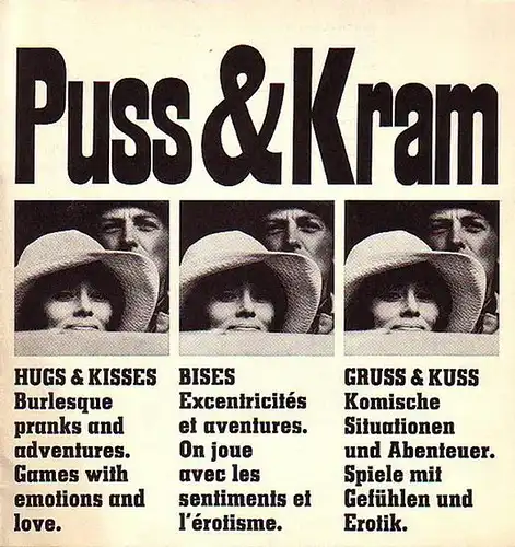 Cornell, Jonas: Programmheft zu dem schwarz-weiß Film 'Puss & Kram' (Puss och Kram), 1967 in der Regie von Jonas Cornell mit Agneta Ekmanner, Lena Granhagen, Hakan Serner und Sven-Bertil Taube. 