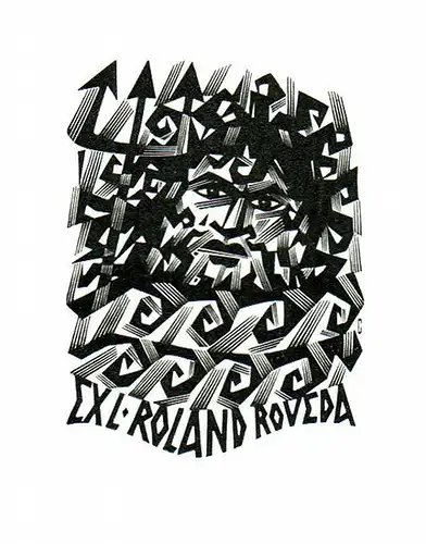 Cinybulk, V: Ex Libris von Roland Roveda. 