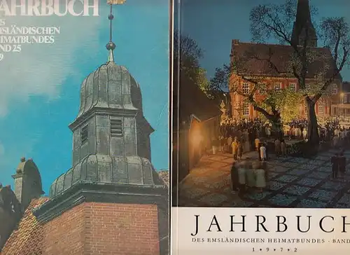 Emsland - Kraneburg, Hans (Schriftleitung): Jahrbuch des Emsländischen Heimatbundes. Zwei Bände der Reihe: Band 19, 1972. Mit Beiträgen von: Rudolf Sack, Ludwig Kinau, Georg Escher...