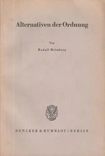 Meimberg, Rudolf: Alternativen der Ordnung. 