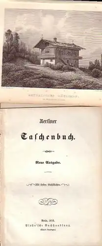 Potsdam: Stahlstich "Das Bayerische Häuschen im Wildpark bei Potsdam". Gezeichnet von Biermann. Gestochen von H. Fincke. Gedruckt bei Altmayer (J. Becker). Aus: Berliner Taschenbuch, Neue Ausgabe 1854. 