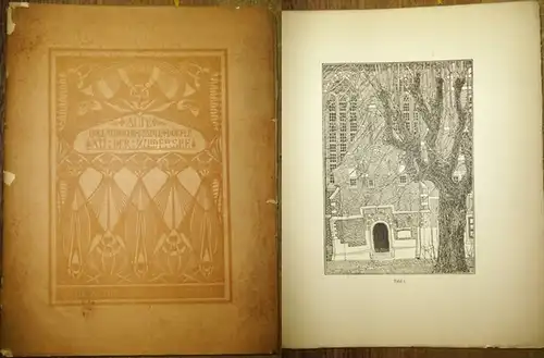 Veldheer, J.G. (Gezeichnet und in Holz geschnitten) / Nieuwenkamp, W.O.J: Alte Hollaendische Staedte (Städte) und Doerfer (Dörfer) an der Zuidersee. Gezeichnet und in Holz geschnitten von J.G. veldheer, unter Mitwirkung von W. O. J. Nieuwenkamp. 