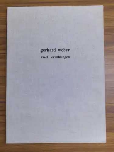 Tschernay, Rainer (Illustrationen) / Weber, Gerhard (Text). - Hrsg.: Maximilian Barck: Zwei Erzählungen. In einer Feuerkugel überm Meer. Das Gespensterfenster oder VAS-IS-TAS? Mit 3 farbigen Linoldrucken von Rainer Tschernay. 