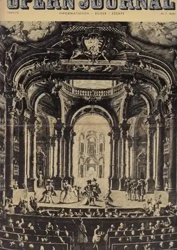 Opern Journal.- Deutsche Oper Berlin. Sellner, Gustav Rudolf  (Hrsg.) - Claus H. Henneberg  (Textred.) /  Wilhelm Reinking (Bildred.): Opernjournal / Das Opern Journal -  Spielzeit 1969/70  Nr. 7   Mai    Informationen-Bilder-Essays. 