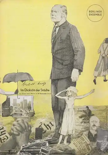 Berliner Ensemble. - Brecht, Bertolt: Im Dickicht der Städte. Spielzeit 1971.   Regie  Berghaus, Ruth.  Kostüm /  Bühne  Reinhardt, Andreas...