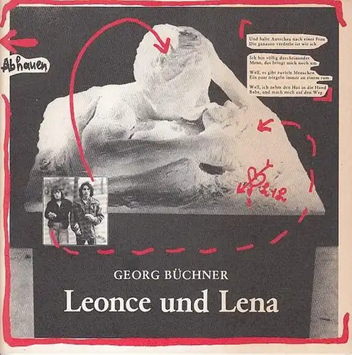 Hannover, Niedersächsisches Staatstheater. - Büchner, Georg: Leonce und Lena. Spielzeit 1979 / 1980. Inszenierung Kolneder, Wolfgang.  Bühne Oelkers, Uwe.  Kostüme Fischer. Dieskau, M...