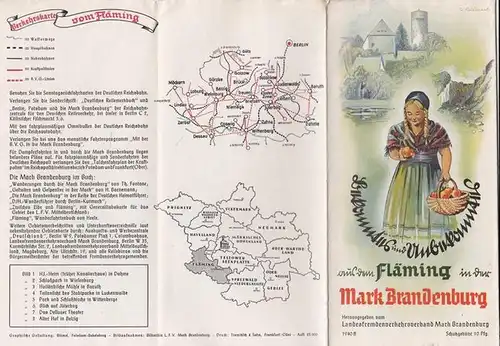 Fläming.- Landesfremdenverkehrverband Mark Brandenburg  (Hrsg.): Bekanntes und Unbekanntes - auf zum Fläming in der Mark Brandenburg. 