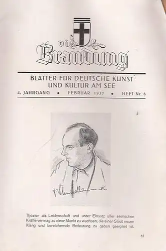 Brandung, Die. - Konstanz StadtTheater. - Johannes Schneider (Schriftleitung). - G. Giacosa. - L. Illica. - Giacomo Puccini: Die Brandung. Februar 1937. 4. Jahrgang, Heft...