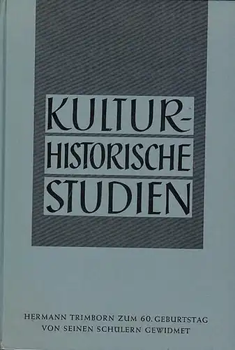 Bliss, Heinz u. a. - Hrsg.: Eckert, Georg / Oberem, Udo: Hermann Trimborn zum 60. Geburtstag von seinen Schülern gewidmet (= Kulturhistorische Studien). 