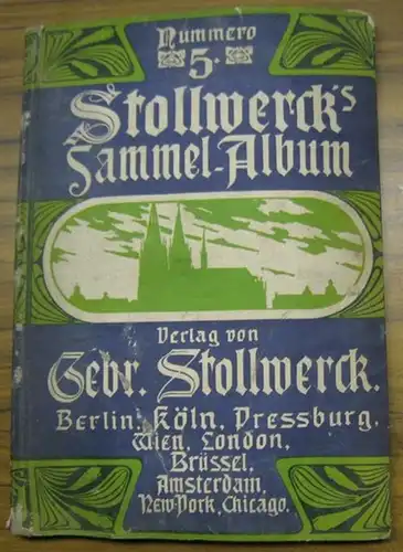 Stollwerck. - Sammelalbum: Sammel - Album No. 5 für Stollwerckbilder ( Stollwerck - Bilder ). Serien ( Gruppen ) 200 - 259, komplett mit insgesamt...