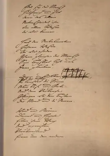 Goethe, Johann Wolfgang von - Anton Kippenberg (Hrsg.): Edel sey der Mensch, hülfreich und gut ( Das Göttliche - Edel sei der Mensch, hilfreich und gut - Faksimile der Handschrift). 