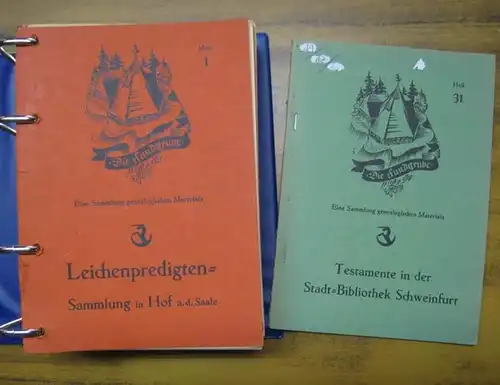 Fundgrube, Die. - Hrsg.: KORB ' sches Sippenarchiv. - Bearbeiter: Karl Holzschuher. - Franz Münnich. - Walter Koch. - Dr. Ambronn. - Friedrich Schneider...