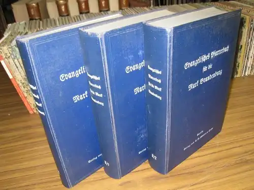 Fischer, Otto (Bearb.): Evangelisches Pfarrerbuch für die Mark Brandenburg seit der Reformation. Verzeichnis der Pfarrstellen und der Pfarrer, der Geistlichen in alphabetischer Reihenfolge. Komplett mit...