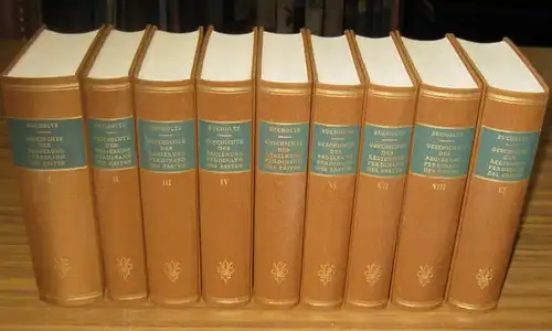 Ferdinand der Erste (1503 - 1564) - Franz Bernhard von Buchholtz - Berthold Sutter (Einltg.): Geschichte der Regierung Ferdinand des Ersten. 9 Bände komplett. 