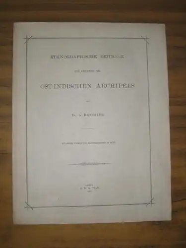 Baessler, Arthur: Ethnographische Beiträge zur Kenntnis des Ostindischen Archipels - I: Beitrag zur Ethnographie der Sulu-Inseln. II: Ethnogr. Notizen über Wetter. III: Heiliger Stein und...