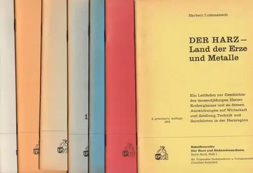 Kreislehrerverein Clausthal-Zellerfeld.- Herbert Lommatzsch, Albert Riechers, Gerhard Muschwitz, Adolf Ey, Paul Ernst, Albrecht Hoffmann, Lothar Meyer u.a: Der Harz und Südniedersachen bzw. Der Harz und...