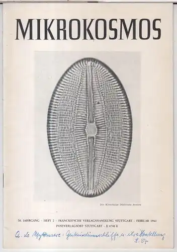 Mikrokosmos. - Deutsche Mikrobiologische Gesellschaft Stuttgart u. a. - Beiträge: Martin Deckart / Werner Frank / Dieter Heß / Siegfried Hoc u. a: Mikrokosmos. Februar...