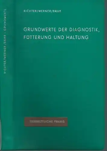 Richter, Wolfgang / Eberhard Werner / Heinz Bähr: Grundwerte der Diagnostik, Fütterung und Haltung. (= Tierärztliche Praxis). 