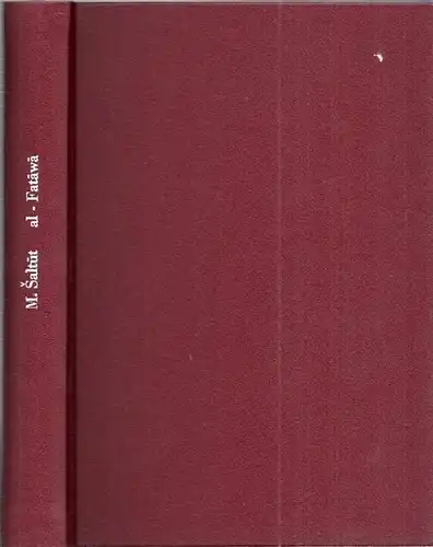 Saltut, Mahmud: Al-Fatawa - Dirasa li-muskilat al-muslim al-muasir fi hajatihi i-jaumija wal-amma [ Rechtsgutachten, das heutige Leben des Muslims betreffend ]. 