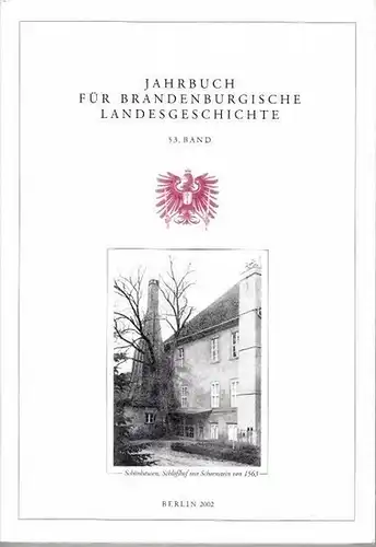 Jahrbuch für Brandenburgische Landesgeschichte. - Felix Escher / Lorenz Friedrich / Dr. Heinz Gebhardt / Eckart Henning / Martin Henning / Gerhard Küchler / Wolfgang...