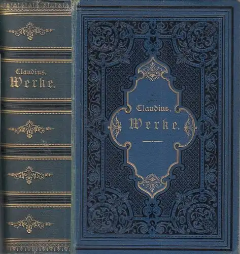 Claudius, Matthias. - revidirt, mit Anmerkungen und einer Nachlese vermehrt von C. Redlich. - mit Holzschnitten und Kupferstichen nach Chodowiecki: Komplett mit 2 Bänden in...