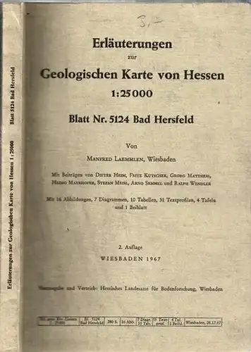 Bad Hersfeld. - Manfred Laemmlen. - Mit Beiträgen von Dieter Heim, Fritz Kutscher, Georg Matthess, Heimo Mayrhofer, Stefan Meisl, Arno Semmel und Ralph Wendler: Erläuterungen...