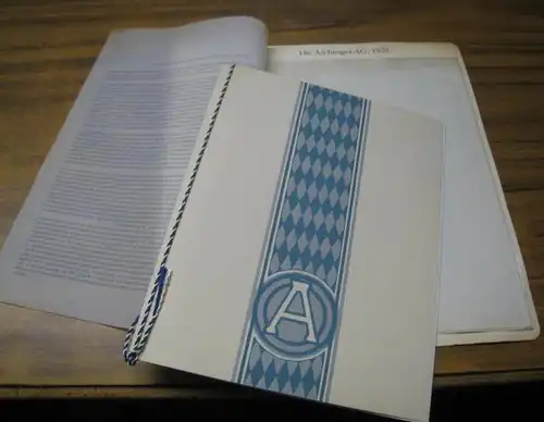 BerlinArchiv herausgegeben von Hans-Werner Klünner und Helmut Börsch-Supan. - Aschinger AG. (Hrsg.): Die Aschinger-AG. Werbeschrift des Aschinger-Konzerns 1928.  ( = Lieferung  BE 01177...