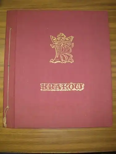 Krakow. - Raczynski, Stanislaw: Krakow. 10 Drzeworytow St. Raczynskiego. (Marienkirche, Florianstor, Wawel-Kathedrale, Sigismund-Kapelle, Wawel Burg, Collegium Maius und Krakauer Hochaltar). 