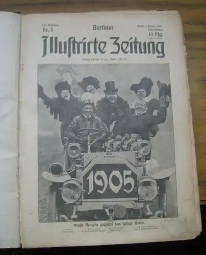 Berliner Illustrierte Zeitung. - Red.: Norbert Falk. - illustriert von Heinrich Zille, (Hermann) Abeking, Franz Christophe, J(osef) R(udolf) Witzel, Bertha Czegka, Carl Schnebel, Edmund Edel, Arpad Schmidhammer u. a: Berliner Illustrirte Zeitung. XIV. Jah