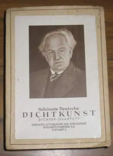 Dichterquartett Kartenspiel: Schönste Deutsche Dichtkunst. Dichter-Quartett. 