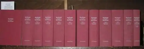 Fackel, Die. - Kraus, Karl (Hrsg.): Die Fackel. Komplett mit den Bänden 1 - 12, Nrn. 1 - 922, 1899 - 1936. Band 12 beinhaltet: 'Die letzten Tage der Menschheit.' Tragödie in 5 Akten. / Personenregister, zusammengestellt von Franz Ögg. 