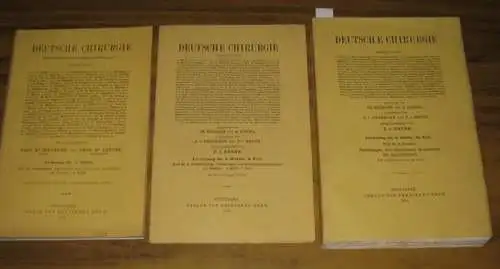 Trendelenburg, Friedrich & Eigenbrodt, Karl & Heineke, Hermann: Verletzungen und chirurgische Krankheiten des Gesichts. (= Deutsche Chirurgie, Lieferung 33, hrsg. v. P. v. Bruns). 