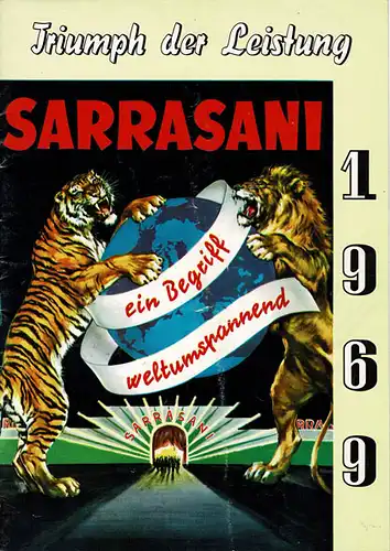 Circus Sarrasani - Programmheft 1969. 